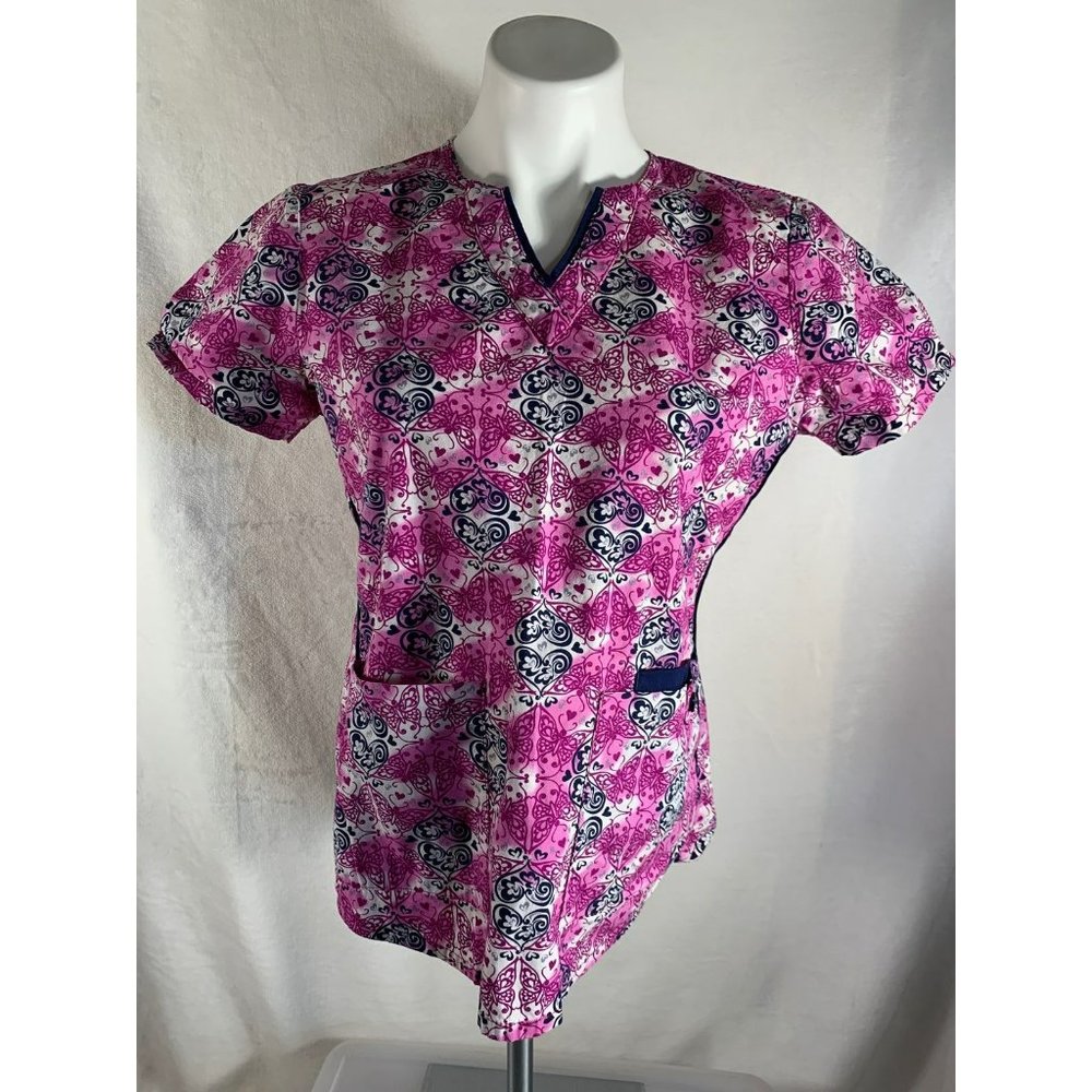 NRG by Barco stretch SMALL scrub top